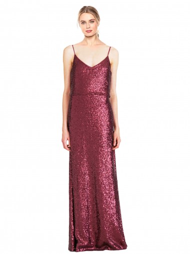 Buy Sleeveless Halter Neck Sequin A-Line Formal Dress UK