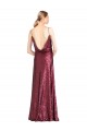 Buy Sleeveless Halter Neck Sequin A-Line Formal Dress UK