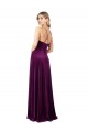 Buy Sleeveless Scoop Neck Criss Cross Back Stretch Velvet A-Line Formal Dress UK