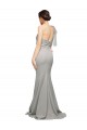 Buy Sleeveless One Shoulder Low Back Stretch Crepe & Tulle Mermaid Formal Dress UK