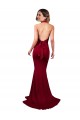 Buy Sleeveless Halter Neck Open Back Spandex Mermaid Formal Dress UK