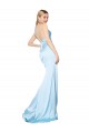 Buy Sleeveless High Neck Stretch Satin Mermaid Formal Dress UK