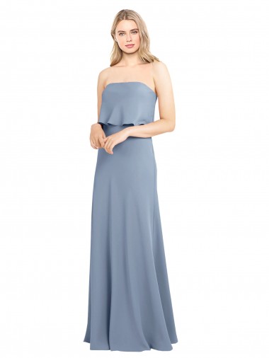 Buy Sleeveless High Neck Stretch Crepe Sheath Formal Dress UK