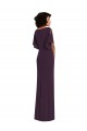 Buy Split Sleeves V-Neck Spandex Sheath Formal Dress UK