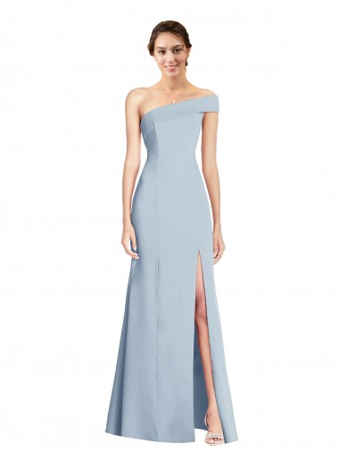 Buy Sleeveless Off the Shoulder Stretch Crepe Trumpet Formal Gowns UK